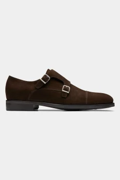 SUITSUPPLY Double Monk Strap Dunkelbraun-Männlich Schnürschuhe & Monks