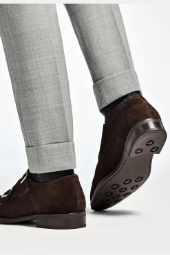 SUITSUPPLY Double Monk Strap Dunkelbraun-Männlich Schnürschuhe & Monks