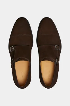 SUITSUPPLY Double Monk Strap Dunkelbraun-Männlich Schnürschuhe & Monks