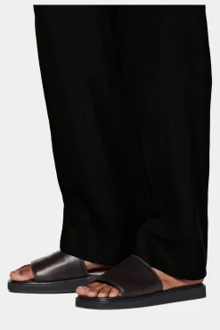 SUITSUPPLY Duca Hose Schwarz Bundfalte-Männlich Elegante Hosen