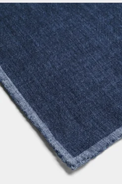 SUITSUPPLY Einstecktuch Blau-Männlich Einstecktücher