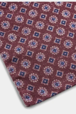 SUITSUPPLY Einstecktuch Dunkelrot Doppelseitig-Männlich Einstecktücher