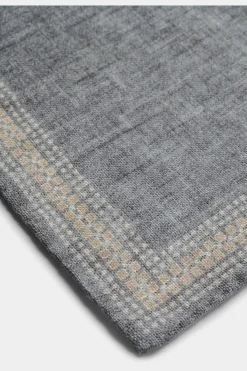 SUITSUPPLY Einstecktuch Gerahmt Grau-Männlich Einstecktücher