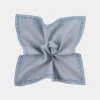 SUITSUPPLY Einstecktuch Grau-Männlich Einstecktücher