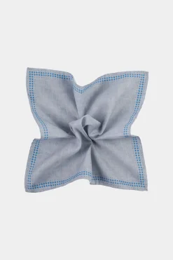 SUITSUPPLY Einstecktuch Grau-Männlich Einstecktücher