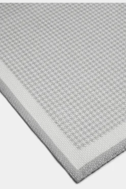 SUITSUPPLY Einstecktuch Grau Hahnentrittmuster-Männlich Einstecktücher