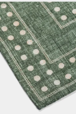 SUITSUPPLY Einstecktuch Grün Gepunktet-Männlich Einstecktücher