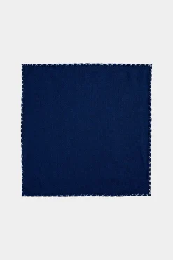 SUITSUPPLY Einstecktuch Navy-Männlich Einstecktücher