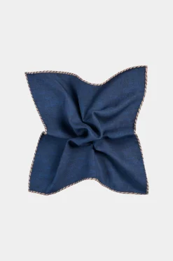 SUITSUPPLY Einstecktuch Navy-Männlich Einstecktücher