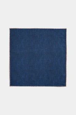 SUITSUPPLY Einstecktuch Navy-Männlich Einstecktücher