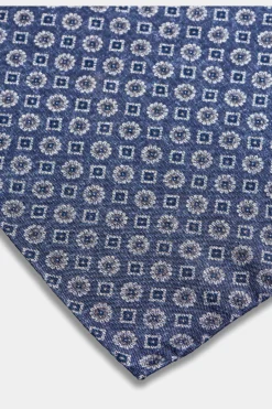 SUITSUPPLY Einstecktuch Navy Doppelseitig-Männlich Einstecktücher
