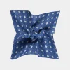 SUITSUPPLY Einstecktuch Navy Doppelseitig-Männlich Einstecktücher