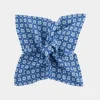 SUITSUPPLY Einstecktuch Navy Mit Grafik-Muster-Männlich Einstecktücher