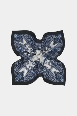 SUITSUPPLY Einstecktuch Navy Mit Paisley-Muster-Männlich Einstecktücher