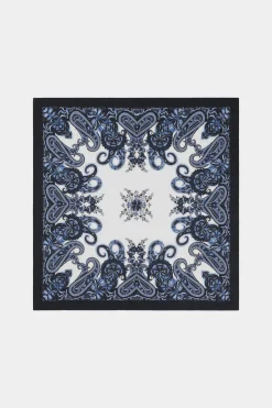 SUITSUPPLY Einstecktuch Navy Mit Paisley-Muster-Männlich Einstecktücher