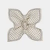 SUITSUPPLY Einstecktuch Off-White Florales Muster-Männlich Einstecktücher