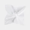 SUITSUPPLY Einstecktuch Weiß-Männlich Smoking Accessoires