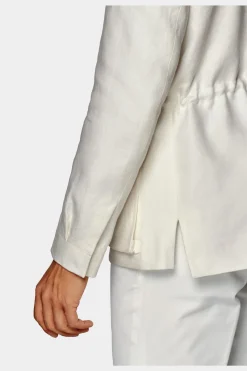 SUITSUPPLY Fieldjacket Off-White-Männlich Casual Jacken