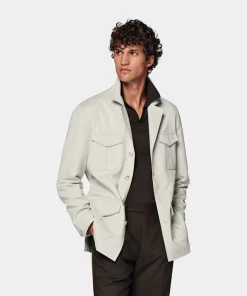 SUITSUPPLY Fieldjacket Sand-Männlich Casual Jacken