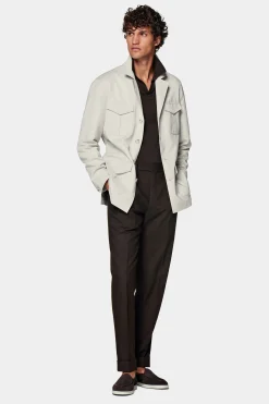 SUITSUPPLY Fieldjacket Sand-Männlich Casual Jacken