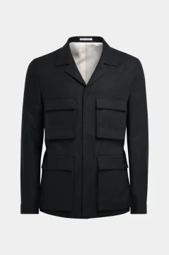 SUITSUPPLY Fieldjacket Schwarz-Männlich Casual Jacken