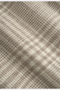 SUITSUPPLY Greenwich Hemd-Sakko Hellbraun Kariert-Männlich Hemd-Sakkos