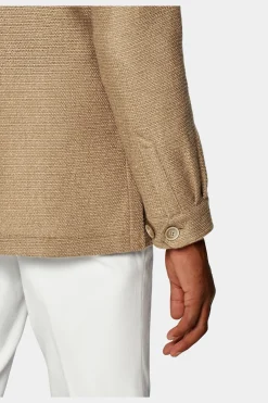 SUITSUPPLY Greenwich Hemd-Sakko Mittelbraun-Männlich Hemd-Sakkos