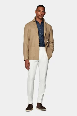 SUITSUPPLY Greenwich Hemd-Sakko Mittelbraun-Männlich Hemd-Sakkos