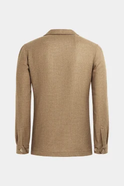 SUITSUPPLY Greenwich Hemd-Sakko Mittelbraun-Männlich Hemd-Sakkos