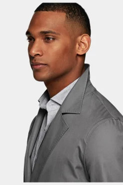SUITSUPPLY Greenwich Hemd-Sakko Mittelgrau-Männlich Hemd-Sakkos