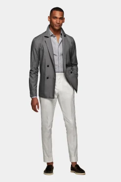 SUITSUPPLY Greenwich Hemd-Sakko Mittelgrau-Männlich Hemd-Sakkos