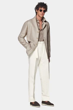 SUITSUPPLY Greenwich Hemd-Sakko Mittelbraun-Männlich Hemd-Sakkos