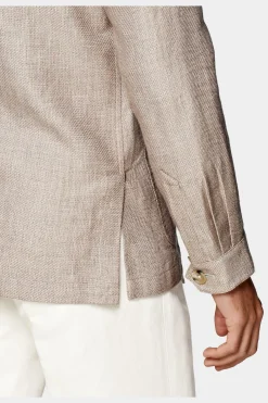 SUITSUPPLY Greenwich Hemd-Sakko Mittelbraun-Männlich Hemd-Sakkos
