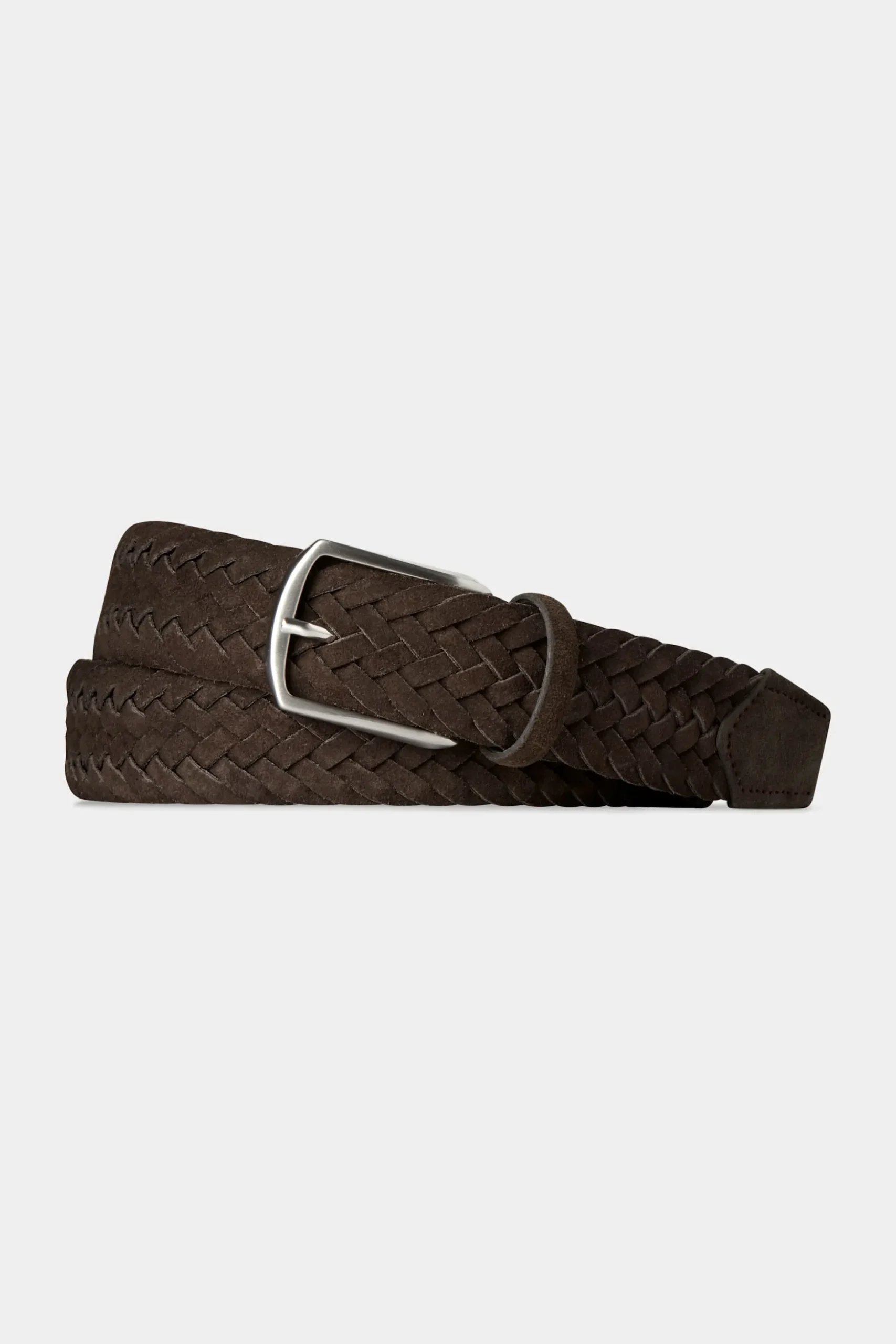 SUITSUPPLY Gürtel Braun Geflochten-Männlich Gürtel