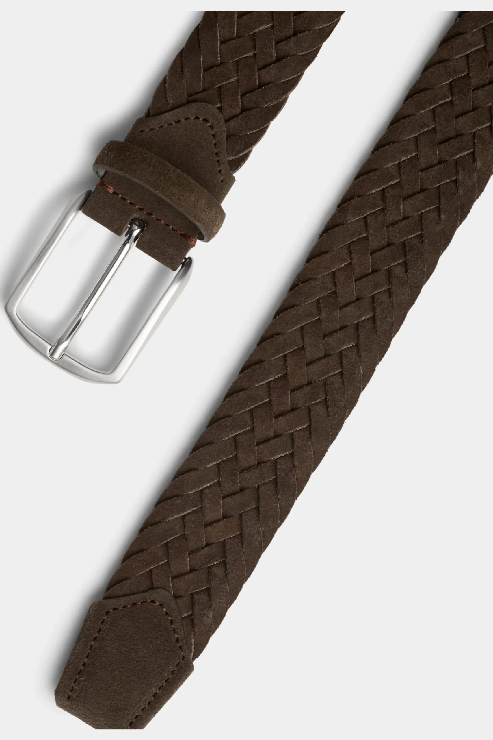 SUITSUPPLY Gürtel Braun Geflochten-Männlich Gürtel