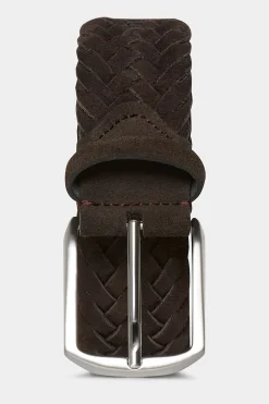 SUITSUPPLY Gürtel Braun Geflochten-Männlich Gürtel