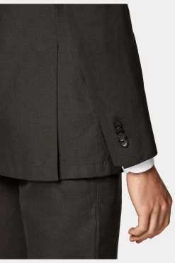 SUITSUPPLY Havana Anzug Dreiteiler Dunkelbraun-Männlich Casual Anzüge
