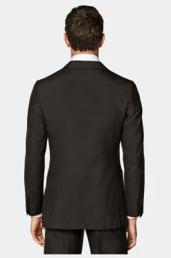 SUITSUPPLY Havana Anzug Dreiteiler Dunkelbraun-Männlich Casual Anzüge