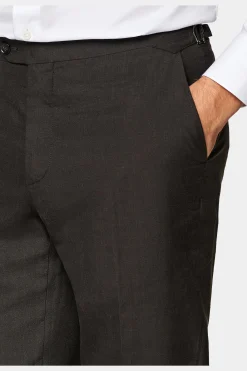 SUITSUPPLY Havana Anzug Dreiteiler Dunkelbraun-Männlich Casual Anzüge