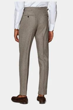 SUITSUPPLY Havana Anzug Dreiteiler Hellbraun-Männlich Casual Anzüge
