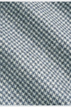 SUITSUPPLY Havana Anzug Dreiteiler Hellblau Hahnentrittmuster-Männlich Casual Anzüge
