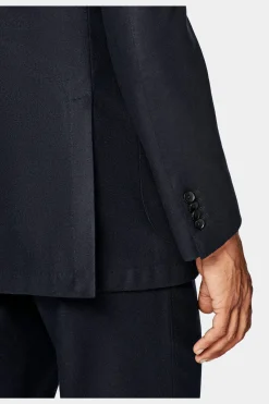 SUITSUPPLY Havana Anzug Dreiteiler Navy-Männlich Casual Anzüge