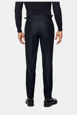 SUITSUPPLY Havana Anzug Dreiteiler Navy-Männlich Casual Anzüge