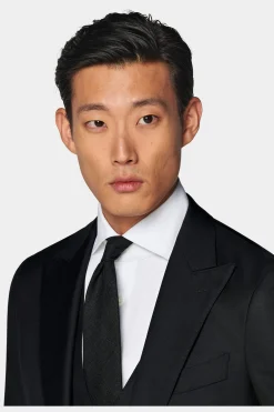 SUITSUPPLY Havana Anzug Dreiteiler Navy-Männlich Business Anzüge