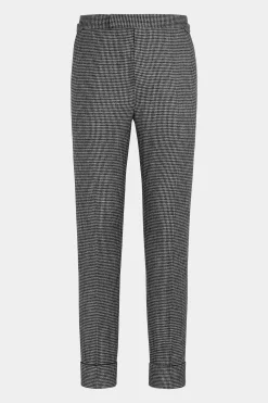 SUITSUPPLY Havana Anzug Dreiteiler Schwarz Hahnentrittmuster-Männlich Casual Anzüge