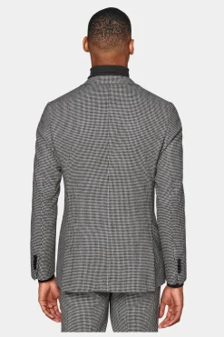 SUITSUPPLY Havana Anzug Dreiteiler Schwarz Hahnentrittmuster-Männlich Casual Anzüge