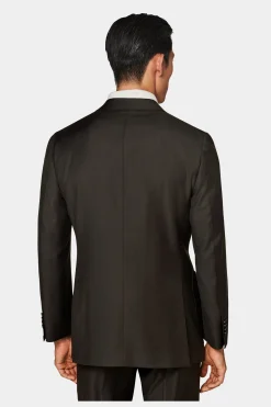 SUITSUPPLY Havana Anzug Dunkelbraun-Männlich Business Anzüge
