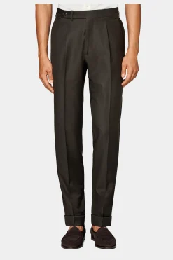 SUITSUPPLY Havana Anzug Dunkelbraun-Männlich Business Anzüge