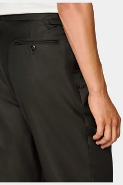 SUITSUPPLY Havana Anzug Dunkelbraun-Männlich Business Anzüge