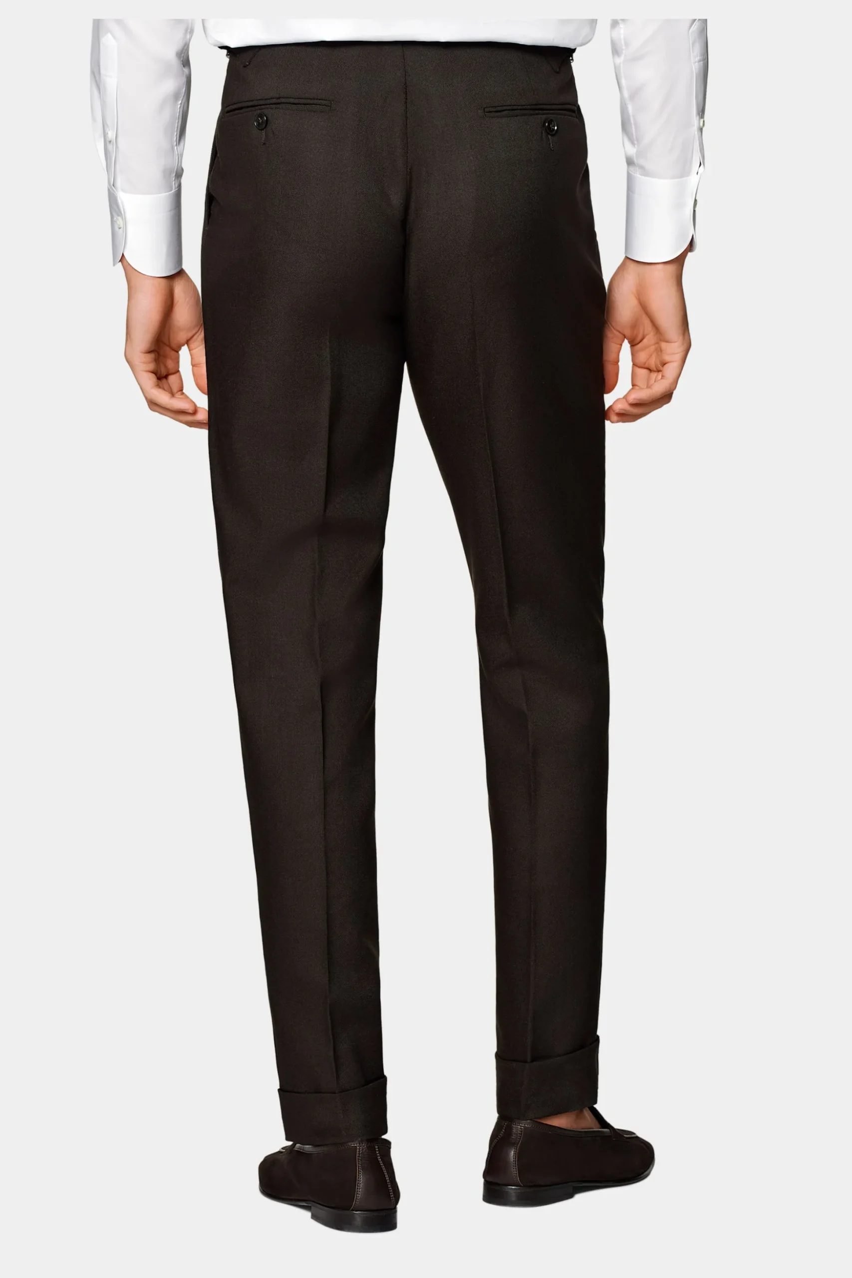 SUITSUPPLY Havana Anzug Dunkelbraun-Männlich Business Anzüge